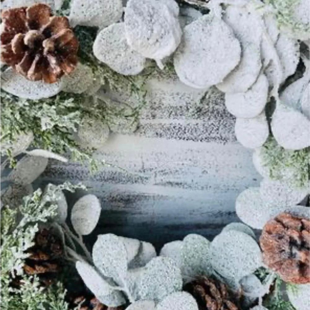 *Silver Dollar Shine Wreath